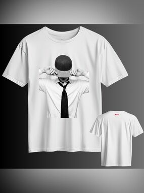BTS arirang merch concert White Graphic T-Shirt (C) Jin